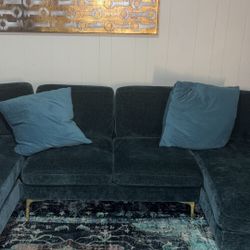 Teal Luxury Sectional 