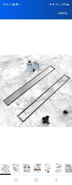 60" Linear Shower Drain