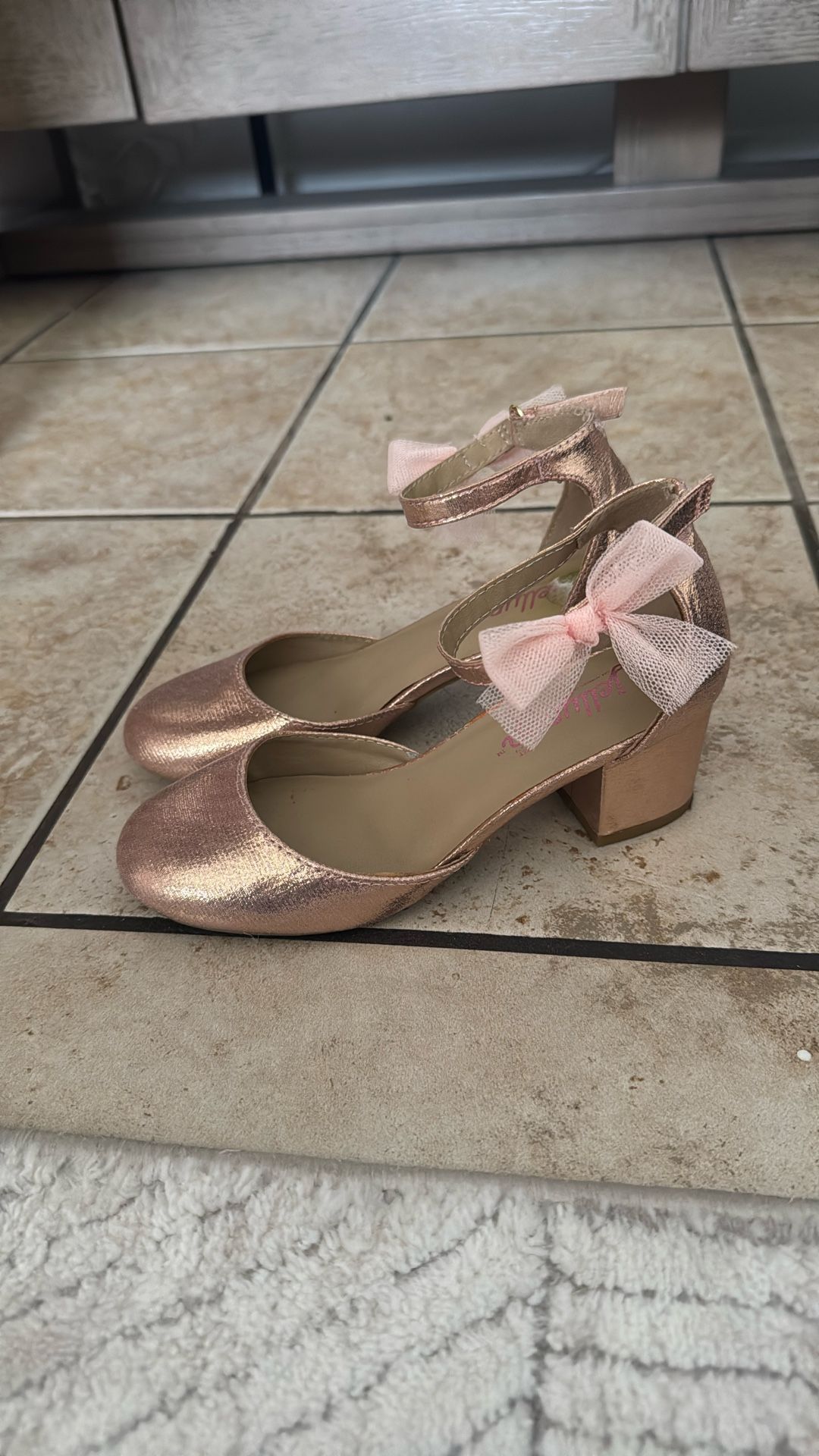 Rose Gold Girls Shoes