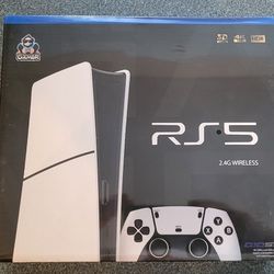 New RS5 (NOT A PS5) Gamestick With Over 10,000 Preloaded Video Games And 2 Wireless Controllers Sega, Nintendo, Playstation And More 