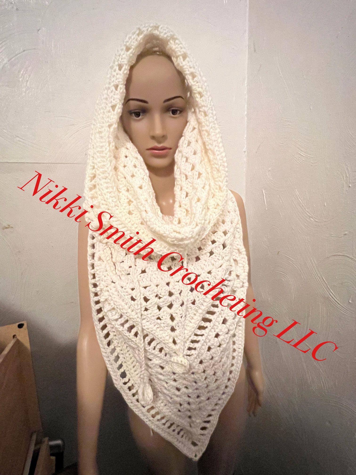 Hooded Crochet Cowl Hood 