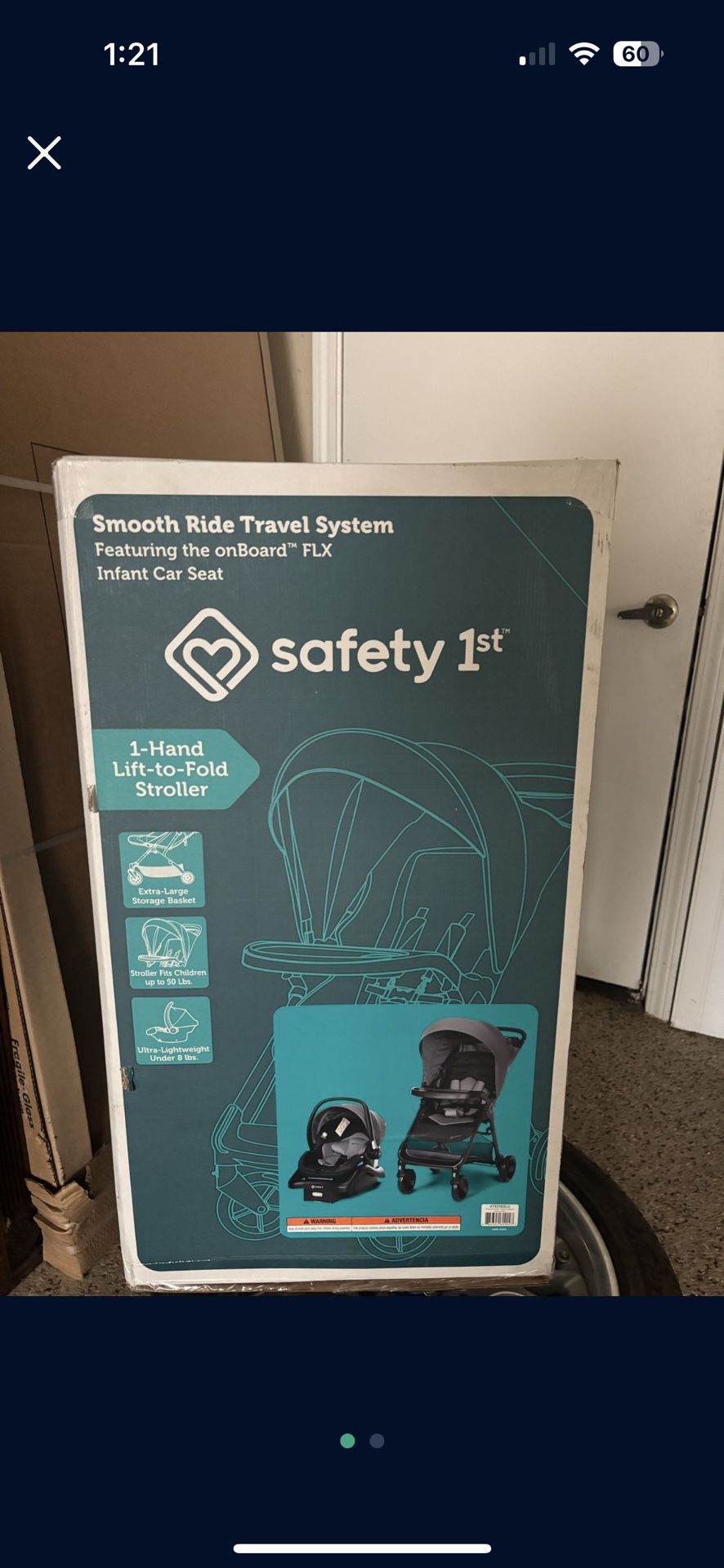 Two in one stroller and car seat