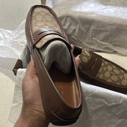 Brand new (never worn ) coach loafers