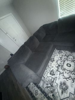 U Sectional Grey