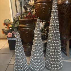 Set Of Three Decorative Trees