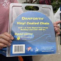 Danforth Vinyl Coated Chain 5/16 x 6