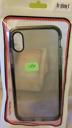 Iphone X Black Clear case