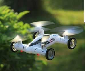 25 2.4G 6-Axis 8CH Speed RC Quadcopter Drone Car UFO RTF HD +Camera 2MP
