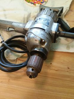 Vintage Black & Decker Heavy Duty Home Utility 1/2 Electric Drill Model 1,  Work