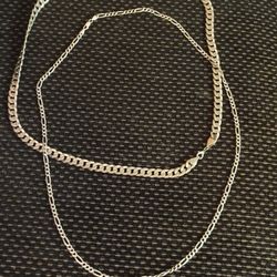 92.5 Silver Necklaces 30 Inch 