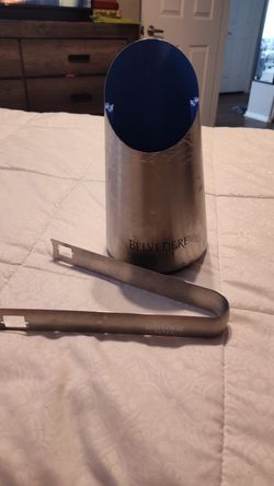 Belvedere Ice Bucket With Tongs 