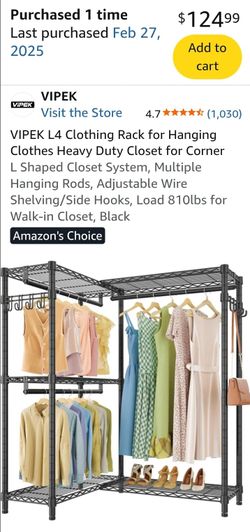 VIPEK L4 Garment Rack