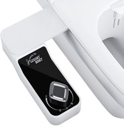 Bidet Attachment for Toilet - A Non-Electric Self Cleaning Water Sprayer with Adjustable Water Pressure, Ultra-Slim Bidet Attachment, Rear and Feminin