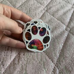 Set Of 50 Puppy Dog Paw Print Stickers 