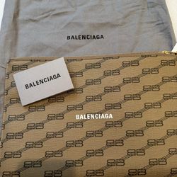 NWOT Balenciaga Monogram Pouch with Strap