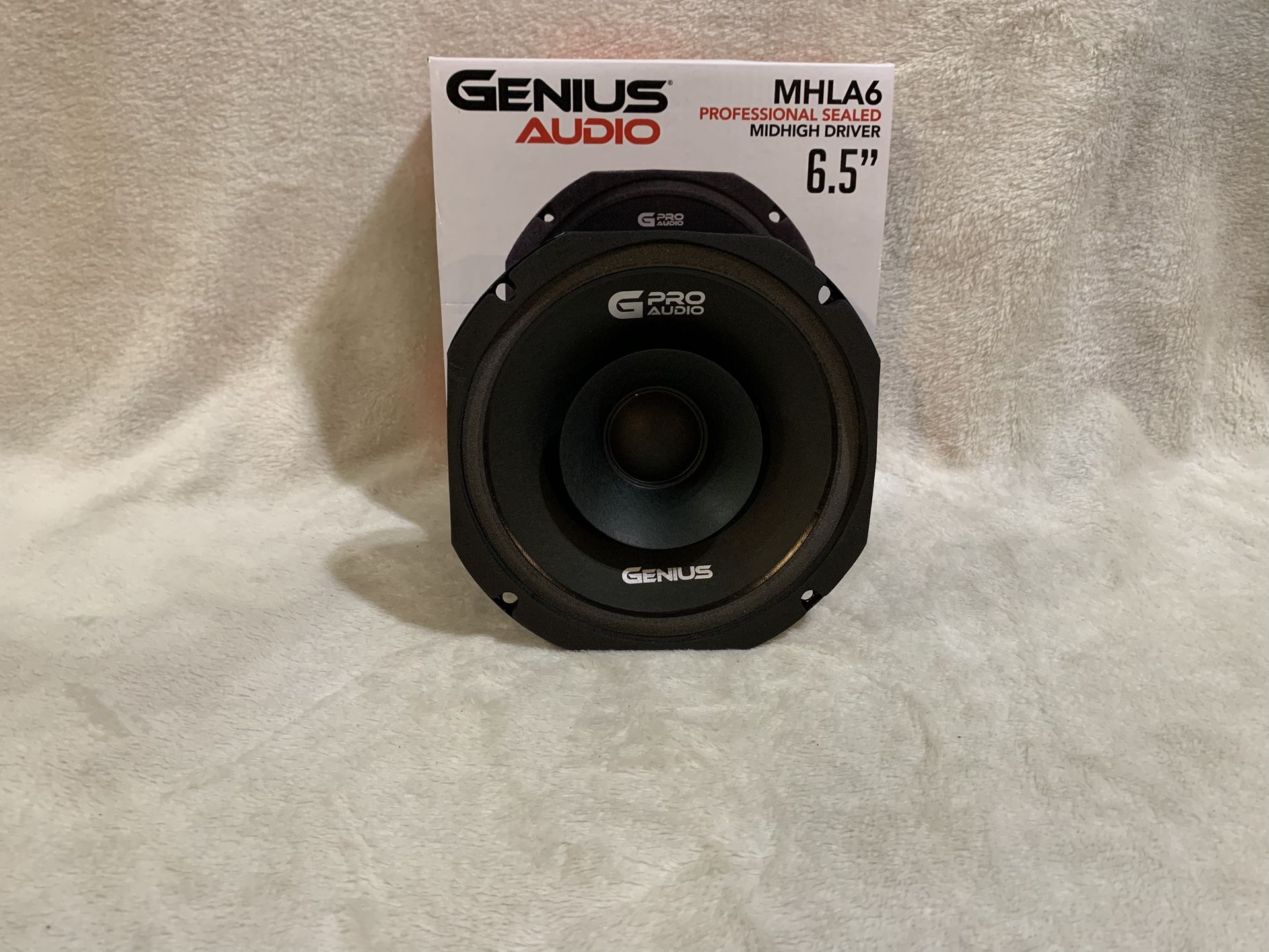 New 6.5” Genius Audio Sealed Back Mid High Speaker $40 Each