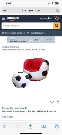 Egg Shaped Soccer ⚽️ Chair