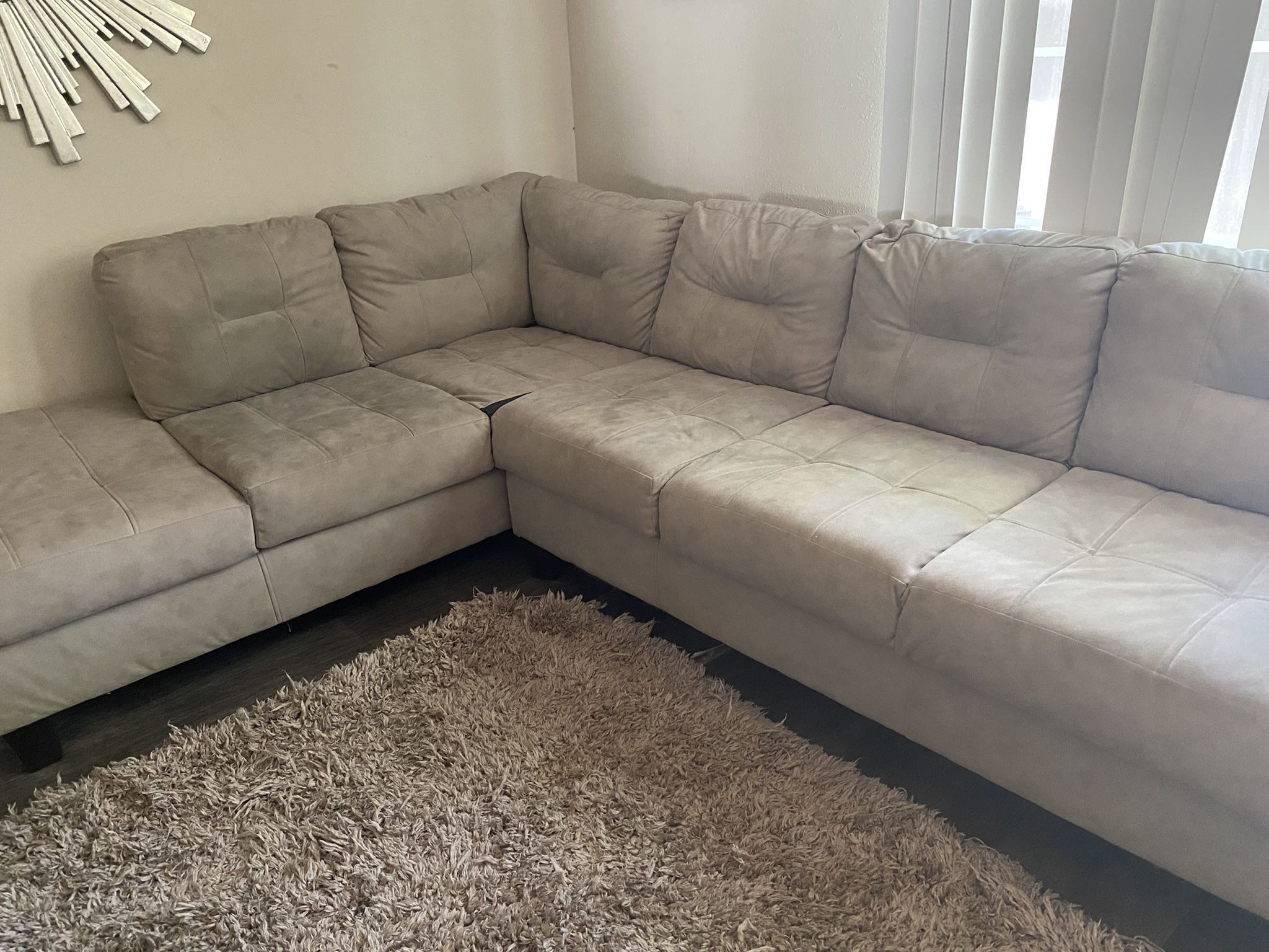 Grey Section Couch