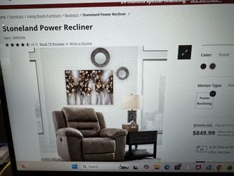Ashley Power Recliner Brand Mew Condition