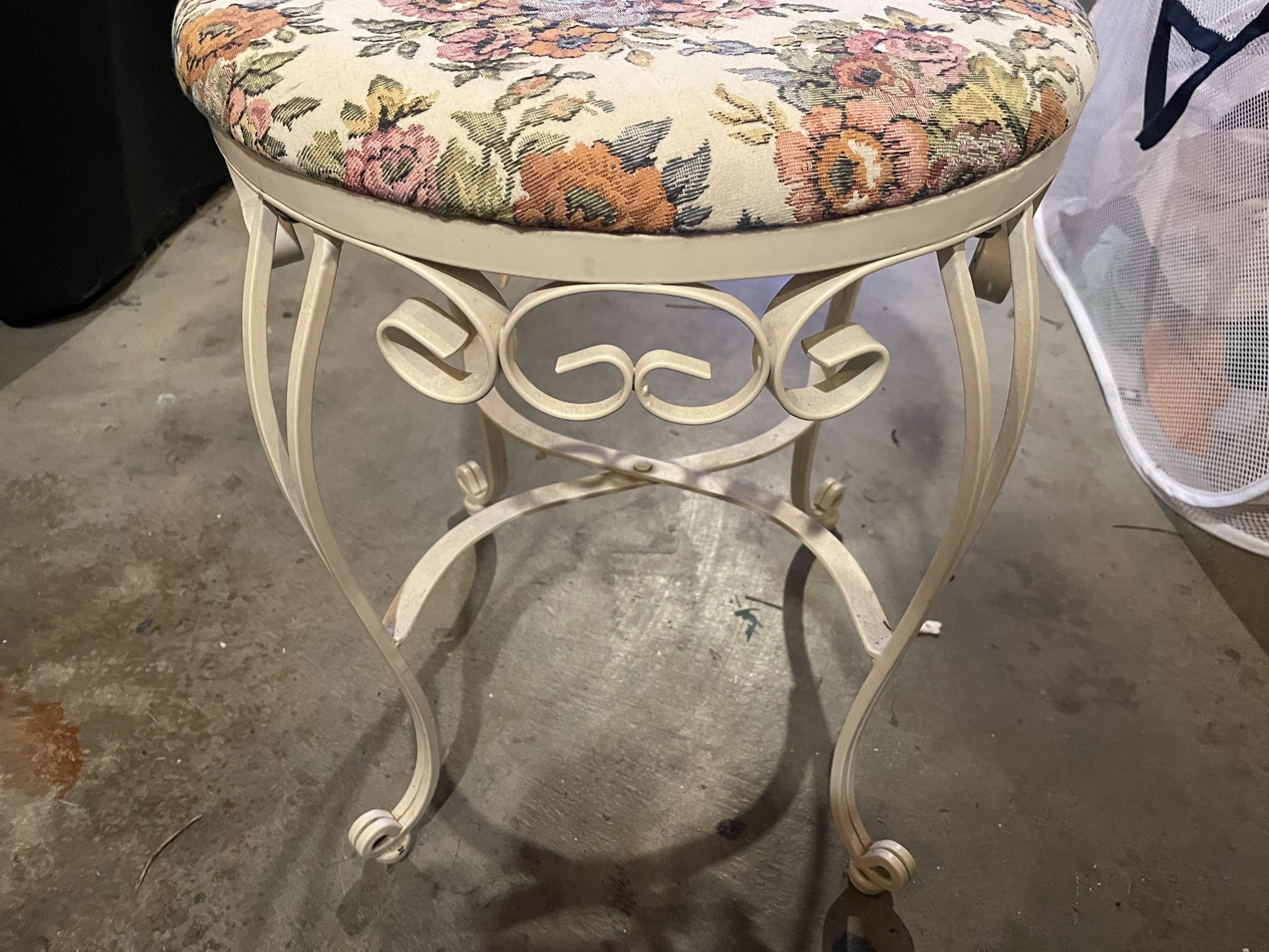 Floral Stool 