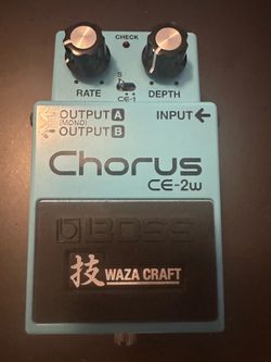 Boss CE-2W Waza Craft Chorus Guitar Pedal