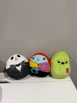 All 40 $ The Nightmare Before Christmas Plush Set – Jack, Sally & Oogie Boogie