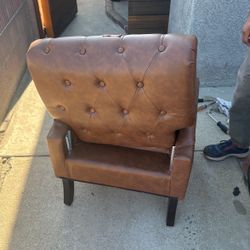 Leather seat