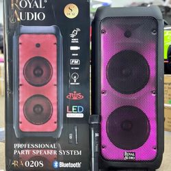 Bluetooth Portable Party Speaker Brand New With Microphone 