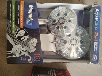 AquaCare Magneton 2-in-1 Shower Combo and CHI PROFESSIONAL STEAM IRON