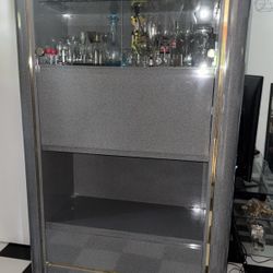 Curio/Bar With 2 Large Drawers For Storage~ Lots Of Space