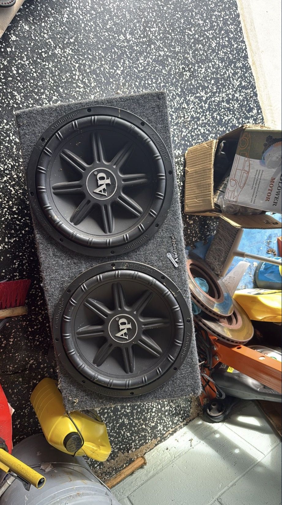 Cajon Doble 15 Audio Pipe Con Su Planta Audio Pipe