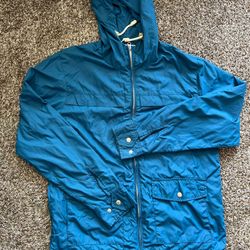 Obey Propaganda Men’s lightweight blue jacket size Medium winderbreaker