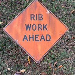 Rib Sign Food Related 