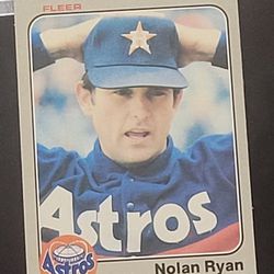 Mint Condition 1983 Nolan Ryan Baseball Card