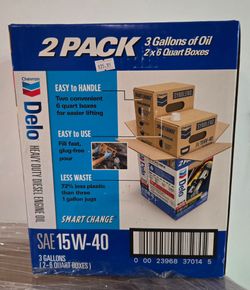 Chevron Delo 15W-40 Diesel Engine Oil 2-Pack