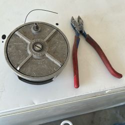 Tie Wire Rail And Milwaukee Pliers 