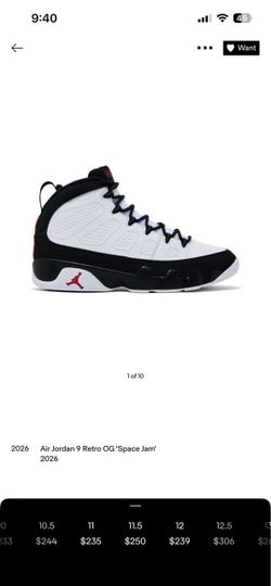Jordan 9  “Space Jam”