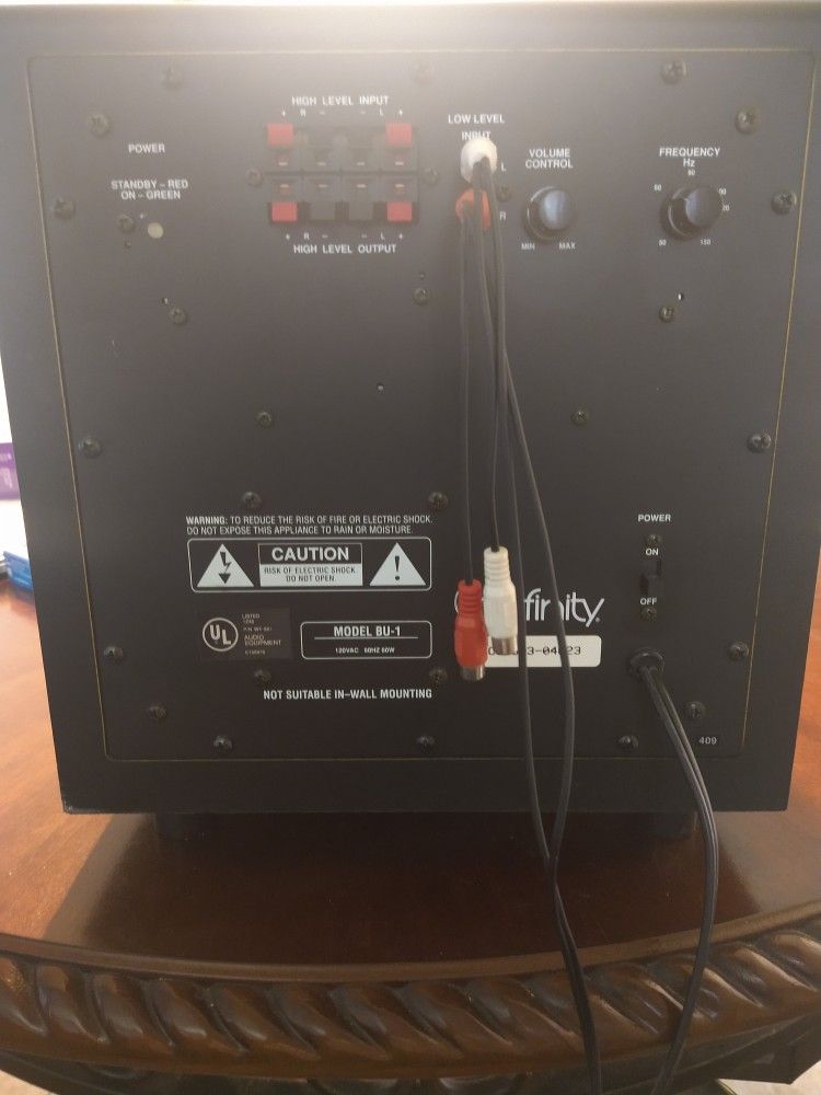 Infinity BU 1 Powered Subwoofer (Vintage)