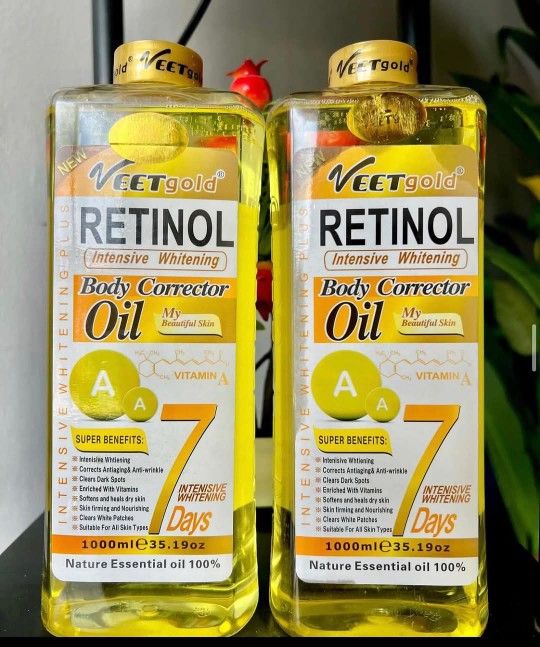 Veetgold Retinol Intensive Body correcting oil 1000ml X2