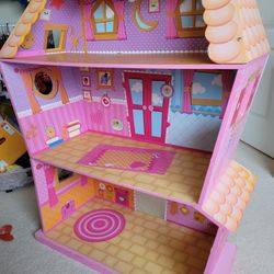 Large Dollhouse Bookshelf Lalaloopsy With Dolls And Accessories
