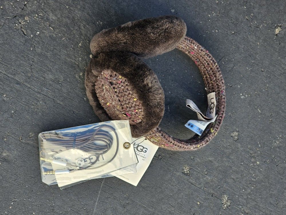Ugg Sheepskin Headphones Corded