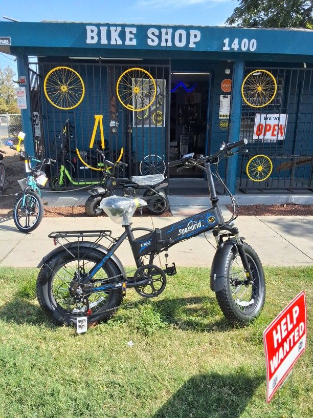 Electric Bike Brand New. Only $999 Or Make 50 Monthly Payments 1400 Niles St Bakersfield Ca MG'S BIKE SHOP Affordable Prices