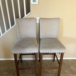 Bar stool type chairs