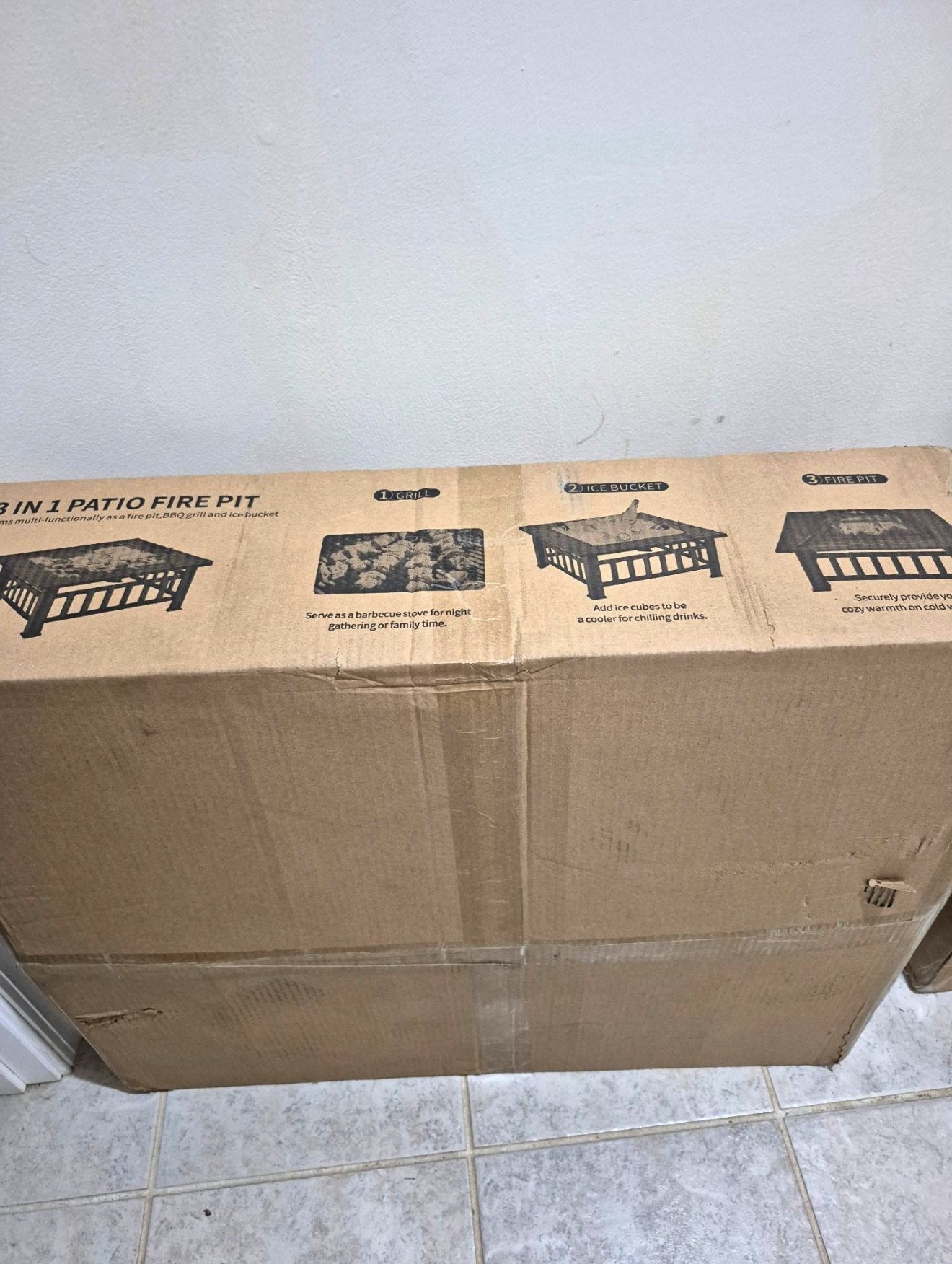 Fire Pit/BBQ Grill/Ice Bucket