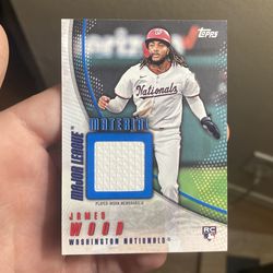 2025 Topps Jame Wood Major League Material Relic Blue /150 #MLM-JWO