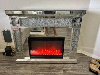 Dazzled fireplace