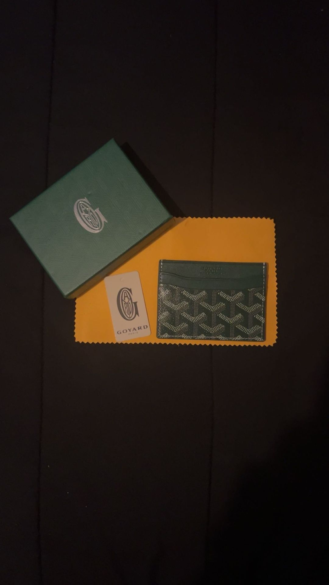 Goyard Card Holder (Green)
