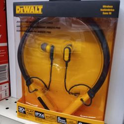 DEWALT JOBSITE PRO WIRELESS EARPHONES 