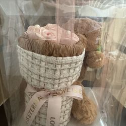 LED Lace Rose Bouquet w/Love Graduate