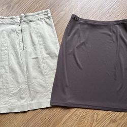 Women’s Work Skirts Dress Size Small / 6 Brown Khaki 
